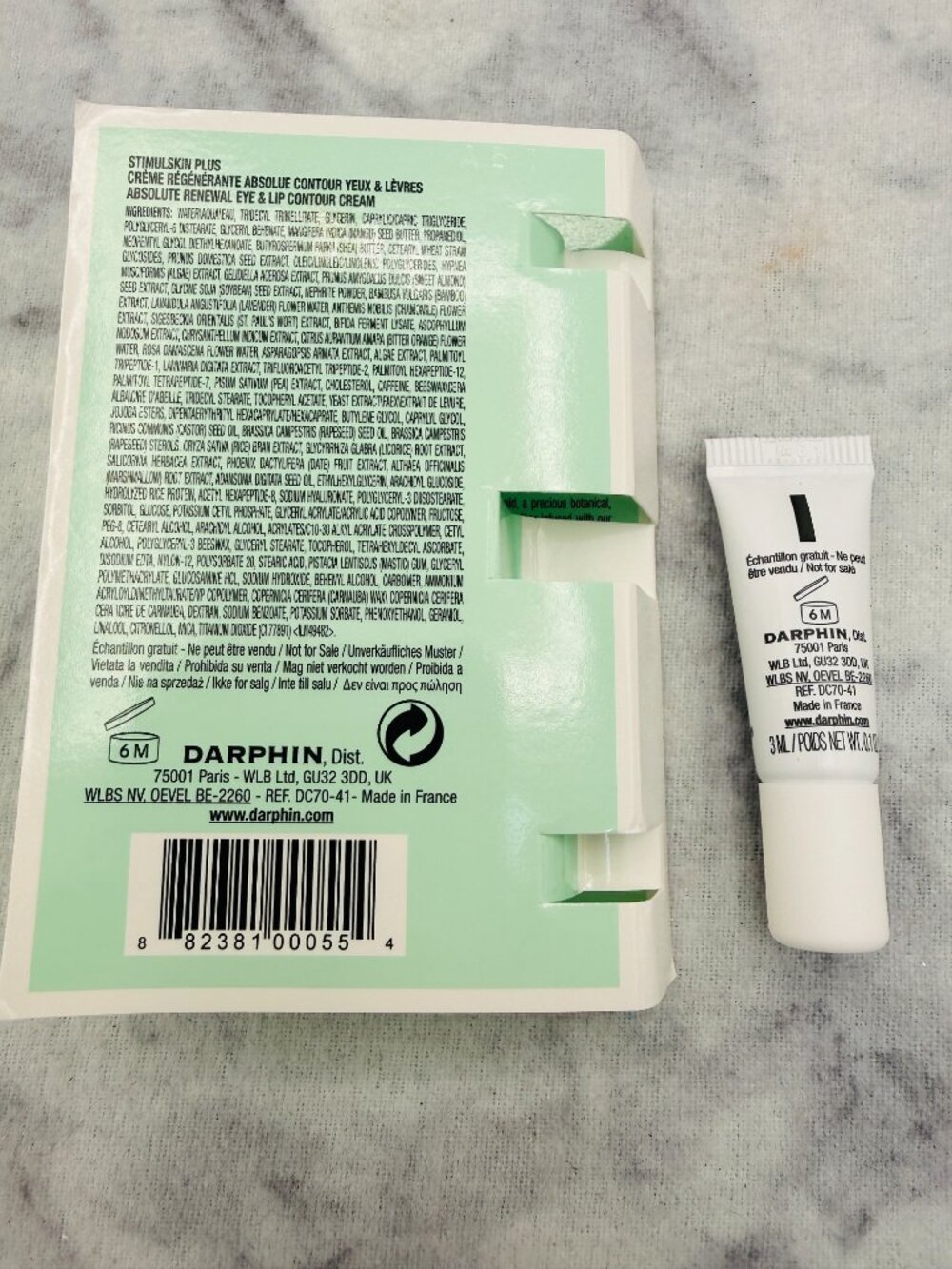 DARPHIN Skincare Gift Set,Absolute Renewal Eye&Lip Contour Cream,Mini-4pc-NEW - Picture 11 of 15